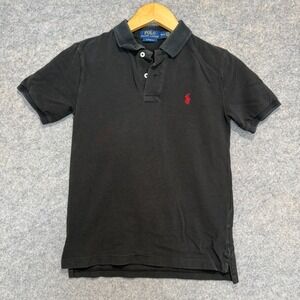 Polo Ralph Lauren Polo Shirt Boys Medium 10-12 Pique Classic Fit Button Tee